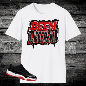 Jordan 11 Bred Shirt Match, University Red Black White, Adult Unisex Tshirt for Jordan 11 Breds