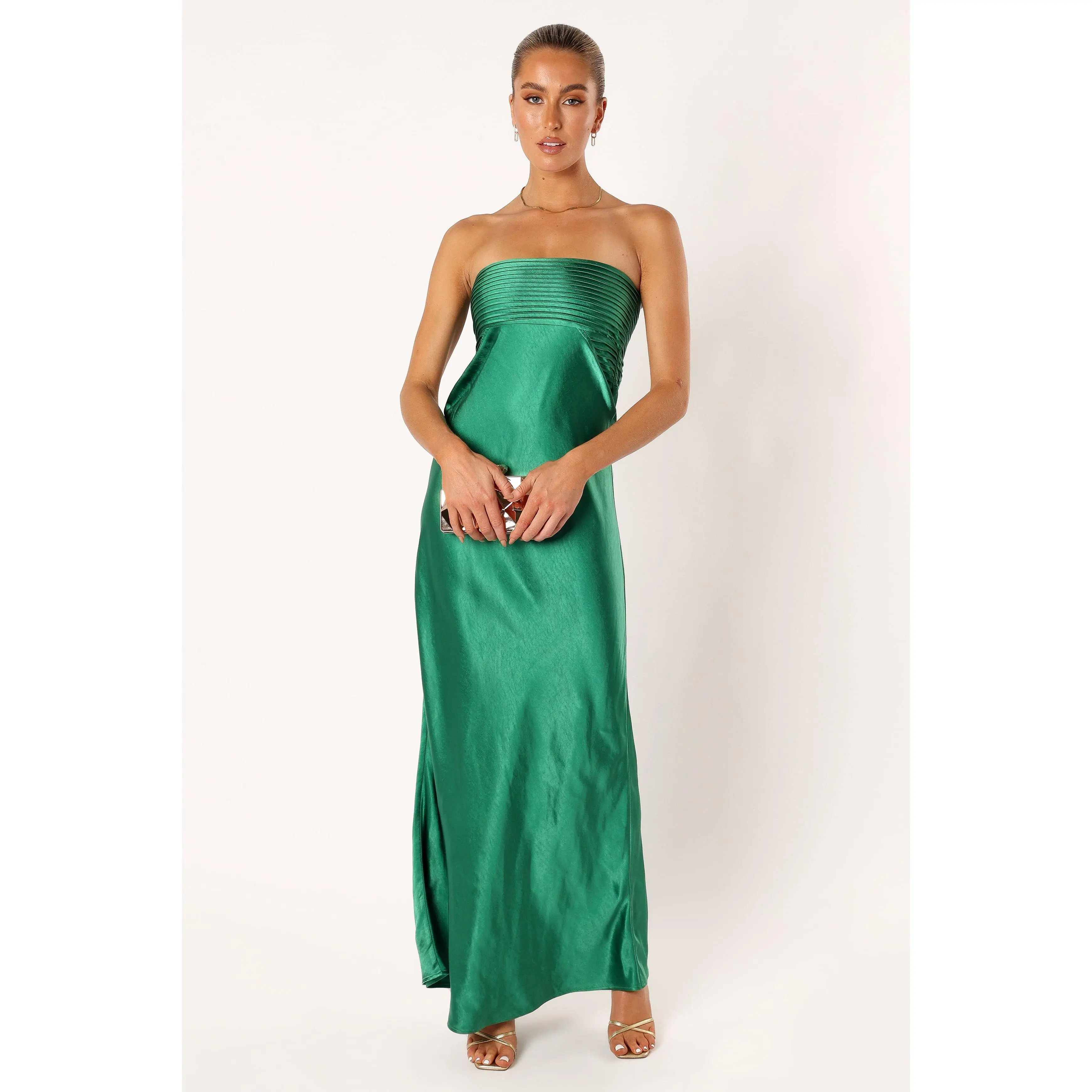 Adina Maxi Dress - Emerald - TikTok Shop