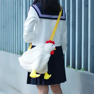 Funny Chicken Handbag Cute Crossbody Shoulder Bag for Women  Purse Hen Shaped Gift