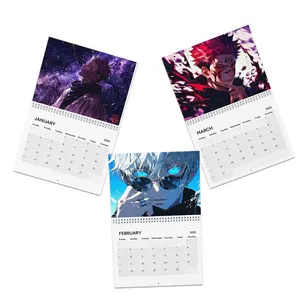 Jujutsu Kaisen Wall Calendar 2025 Monthly Planner Yearly Planner Large Grid Layout Anime Fan Gift Gojo Satorou