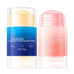 New upgrade Aloe vera + VC Crack Feet Prevention Stick, Foot Care Cream Cracked Feet, Moisturizing Foot Balm Stick, Softening and Nourishing Cream for For Dry Heels