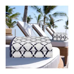 Superior Cotton 2-Piece Diamond Bath Towel Set