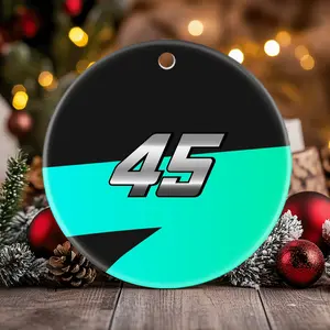Christmas Ornaments 2023 Toyota Camry Tyler Reddick 2023 Nascar Cup Series Birthday X-Mas Holiday New Year Circle Family Decor