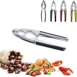 Nut Cracker, Seafood Tool, Walnut Cracker for All Nuts, Heavy Duty Shell Cracker Kitchen Tool with Non-Slip Handle No Brand