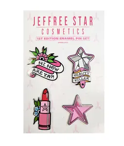 Jeffree Star Vintage Pin Set - Includes 4 Enamel Pins