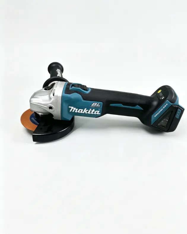 18V Brushless Cordless Angle Grinder 100mm DGA404 Compatible with Makita Battery, 8500RPM Variable Speed Handheld Grinding Cutting Polishing Power Tool Lift