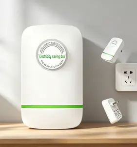 2026 Upgraded US Plug Electricity Saving Box, 90-250V Wide Voltage Intelligent Power Saver, Built-in Voltage Stabilizer & Surge Protector, Compact Plug-in Device for Home, Office, Travel and Daily Household Electrical Equipment.memorial day sales