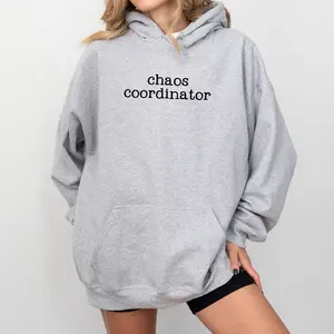 Chaos Coordinator Hoodie, Funny Mom Life Sweatshirt, Teacher Life Hoodie, Coworker Gifts, Humorous Women's Tops, Gift Ideas for Her, Mom Mode Pullover