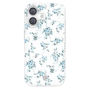 Velvet Caviar French Blue Floral iPhone Case - Trendy MagSafe-Compatible Phone Cases with Shockproof Protection Cases for Iphones
