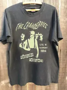 The Cranberries Band Ridiculous Thoughts Charcoal Short-Sleeve T-Shirt Reprint