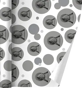 Game of Thrones Wrapping Paper, Throne Icon Inspired Gift Wrap, Festive Holiday Presents