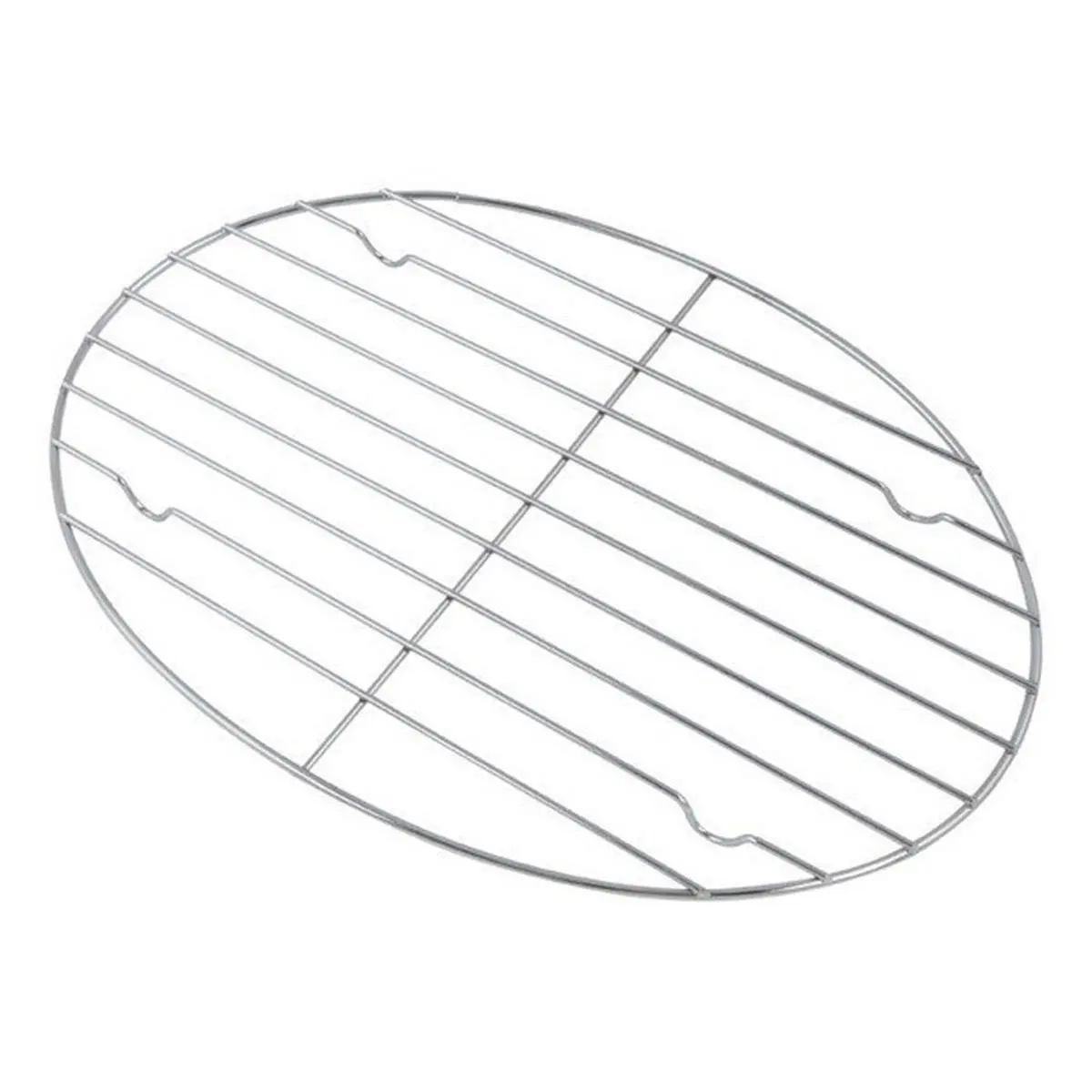 212 MAIN Steel Oval Roast Rack Bakeware, 8x12 in. Kitchen Fixture Accessory for Roasting Needs