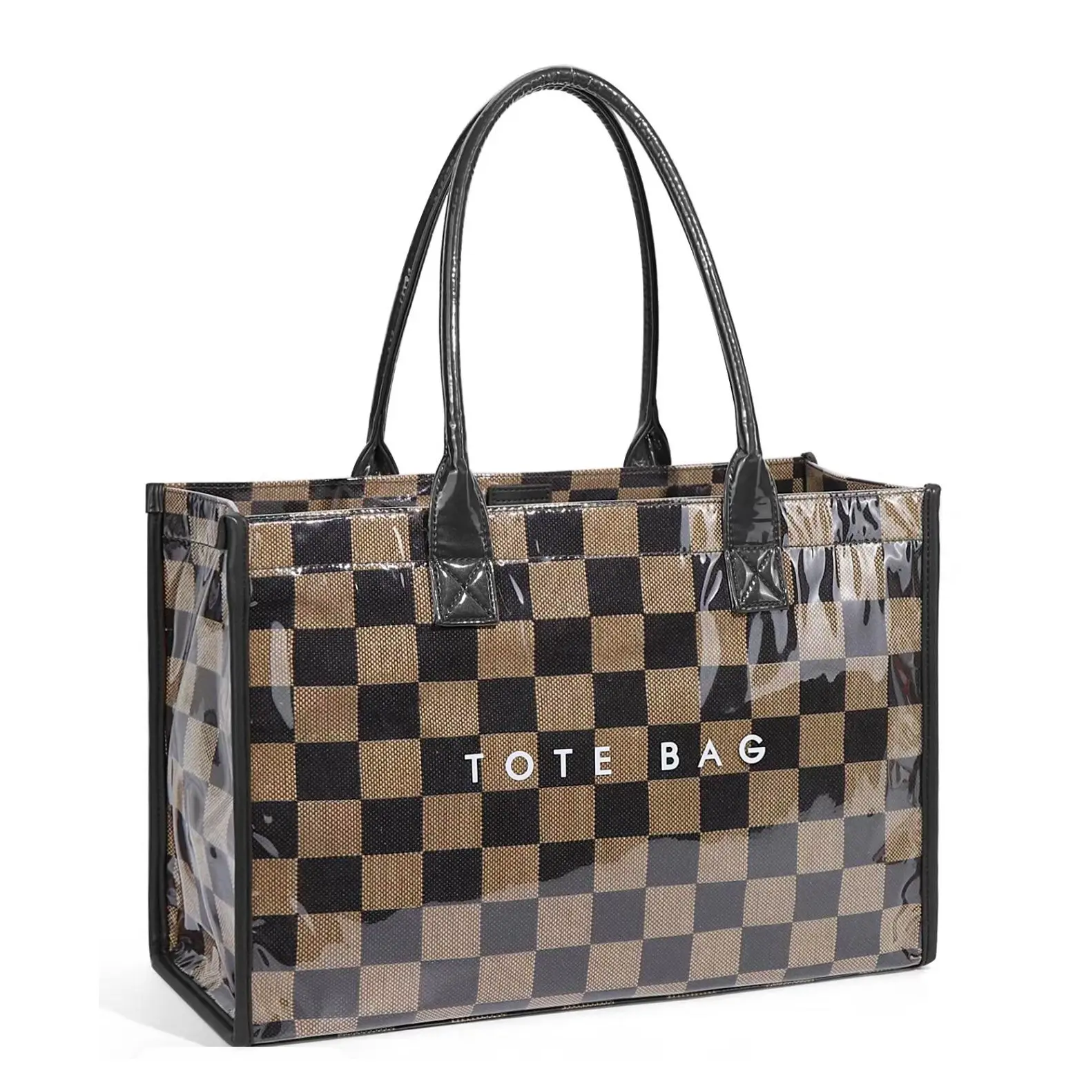 black checker board
