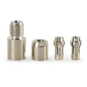 3MM/6MM (5/8"-11 rods") Angle Grinder to Straight Grinder Conversion Kit - Dual Collet Grinding Head for Carving/Polishing/Cutting, Compatible w/ Standard Angle Grinders Power Tools Hardware Adapter