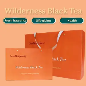 Wilderness Black Tea The Natural Tea 240g (5g x 48pcs) From Wuyi Mountain -Fresh Fragrance Gift-giving Health Benefits - Premium Quality Tea for Relaxation