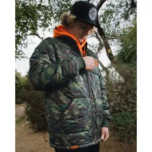 Woodland Diamond Stitch Quilted Jacket