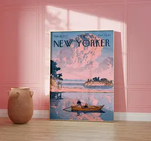 The New Yorker Magazine Cover Print poster