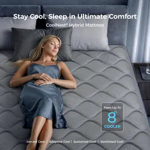 CoolNest Hybrid Mattress—Cool, Supportive, and Affordable Luxury