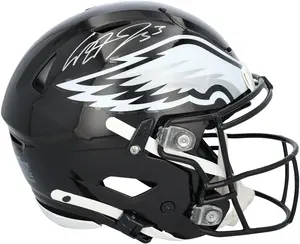 Cooper DeJean Philadelphia Eagles Autographed Riddell Black Alternate Speed Flex Authentic Helmet - Fanatics Authentic Certified
