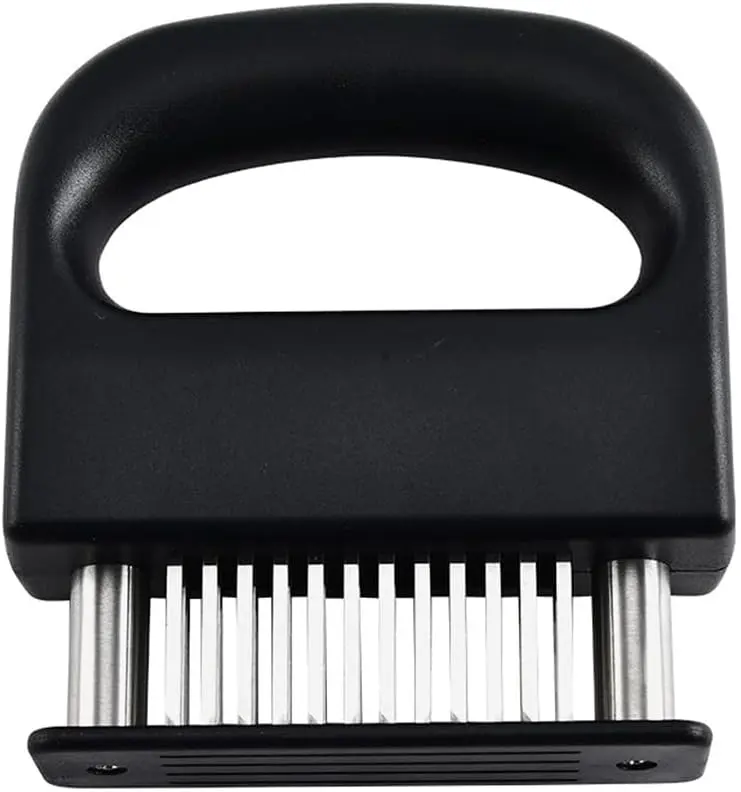 Meat Tenderizer With 48 Stainless Steel Sharp Needle Blade, Heavy Duty Meat Cooking Tool for Tenderizing Beef, Pork, Chicken, Lamb, Fish And More
