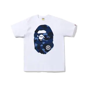 BAPE Color Camo Big Ape Head Tee White Blue (men) by StockX