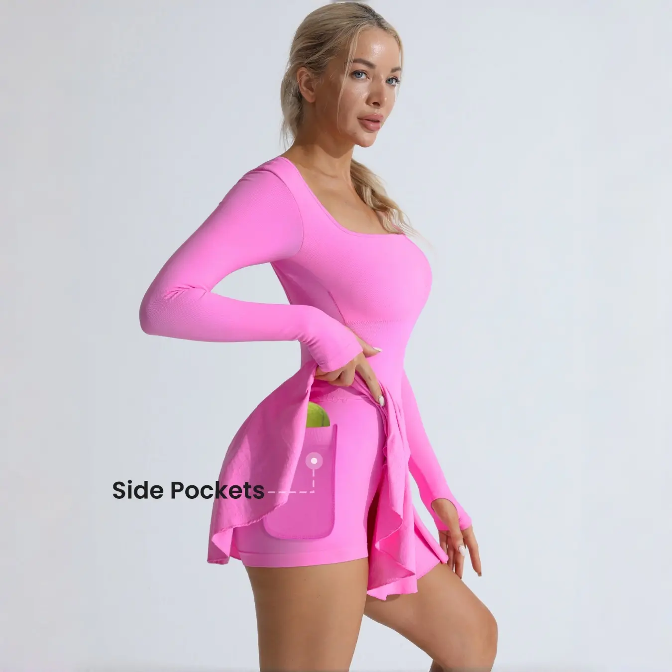 Rose Red with Pocket