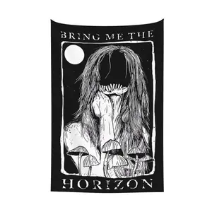 Bring Me the Horizon tapestry 30 "x40" soft and stylish bedroom and living room decoration Fluffy Peach Lightweight wall decor flags 30*40 Decorative Modern Stripe Design Honeycomb Pattern