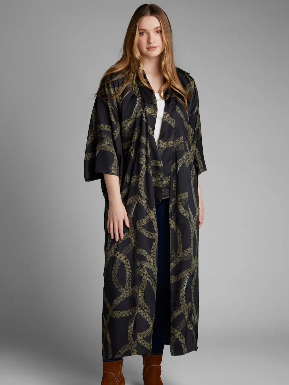 Justine Signature Long Duster