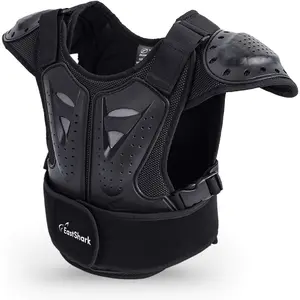 Kids Dirt Chest Spine Protector Body Protective Vest Gear for Bike Motocross Snowboarding Skiing (S for Height 39"-45")