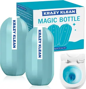 Krazy Klean Toilet Cleaner, Upgraded version，Automatic Long-Lasting Blue Toilet Cleaner, Makes It Look New