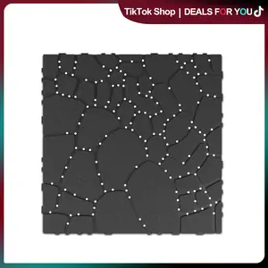 44 Pack Interlocking Deck Tile, Patio Deck Tiles,12x12in Square Waterproof Flooring Tiles All Weather Use, for Outdoor, Indoor, Poolside, Balcony, Backyard