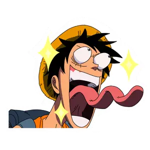 Luffy - One Piece Decorative Sticker