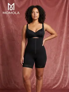 MOMOLA High-Waisted Shapewear Bodysuit - Zipper Closure, Detachable Straps, Tummy Control, Butt Lifter, Lifted, Minimizing, Stretch Design, Lifted Shapewear Bodysuit