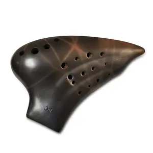 New Purple Clay Triple Bass Ocarina