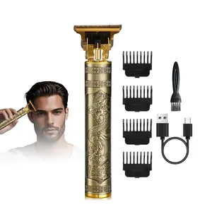 Gertzy USB Rechargeable Precision Trimmer, Professional Home Grooming Kit, Cordless Men's Shaver, Perfect Gift for Dad, Father's Day Present, Cordless Detail Trimmer
