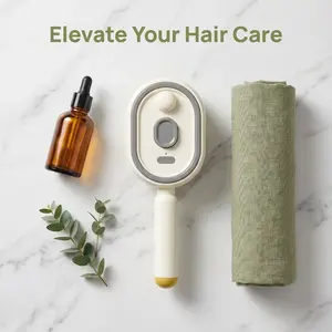 2026 Electric Steam Hair Straightening Brush Rechargeable Steam Hair Brush Anti Frizz Detangling Hair Straightener Brush Anti Static Hair Styling Tool for Women All Hair Types Beauty Gift Set