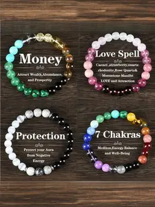 4-Piece Bohemian Beaded Bracelet Set - Citrine & Malachite Style, Elegant Stacking Jewelry, Party Female Couple Gift, Money bracelet, attracting wealth, Exquisite Bracelet, Premium Bracelet