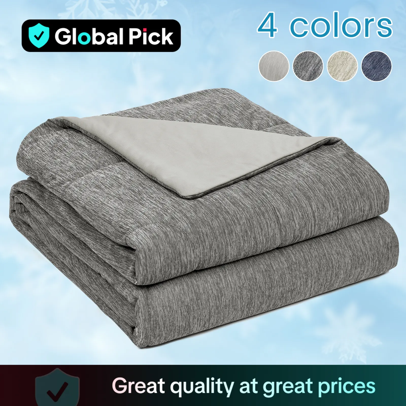 All Season Cooling Warm Blanket, 500gsm Soft Cloud-like Lightweight Breathable Skin-friendly Summer Blanket, Perfect Adding Layer for Sleeping, Great