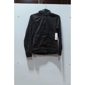 All in Motion Gray Velvet Full Zip Activewear Jacket