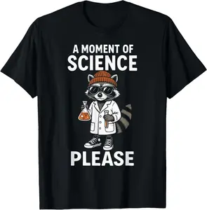 100% Cotton Moment of Science Men Women Funny Science T-Shirt