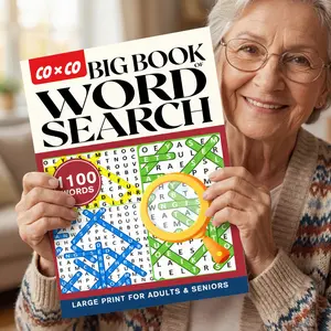 Adult oversized-font word search puzzle book | 1100 words | Relax and enhance intelligence | Anti-dementia and stress relief tool for the elderly coloring Sketchbook Mixed
