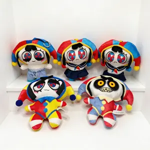 6.69in Cute Pomni Plush The Amazing Digital Circus Jester Stuffed Toy Keychain Collectible Gift cute girly gifts plushies stuffed animals dolls girl toy