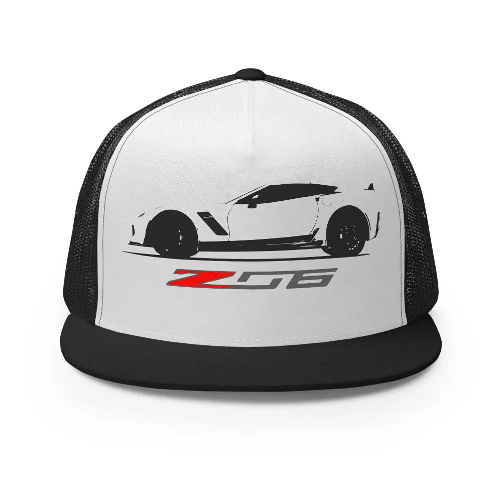 Corvette Z06 C7 Hat – Performance Car Trucker Cap for American Muscle Enthusiasts