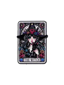 Mysterious Witch Enamel Flower Brooch Pin, Cute Cat Animal Design Badge, Unisex Accessory for Backpacks and Clothes, Perfect Gift for Friends