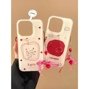 English pattern Apple iPhone 16 Pro Max phone case suitable for Apple 15 Pro Max white base IMD case 17