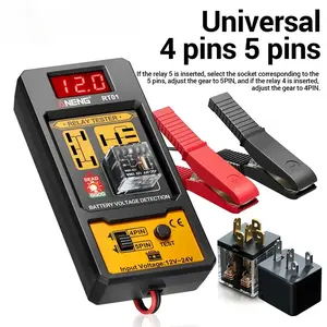 Car Relay Tester  Universal 11-25V Automotive Car Battery Voltage Tester Check LED Indicator Light Relay Diagnostic
