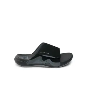 Cruiser Slide Black Grey | Tech Comfort Men's Slides | REEF Sandals