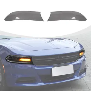 for Dodge Charger 2015+ Front Headlight Headlamp Protection Cover Trim ABS UV Scratch-Resistant Auto Exterior Accessories Car Decoration - Parts