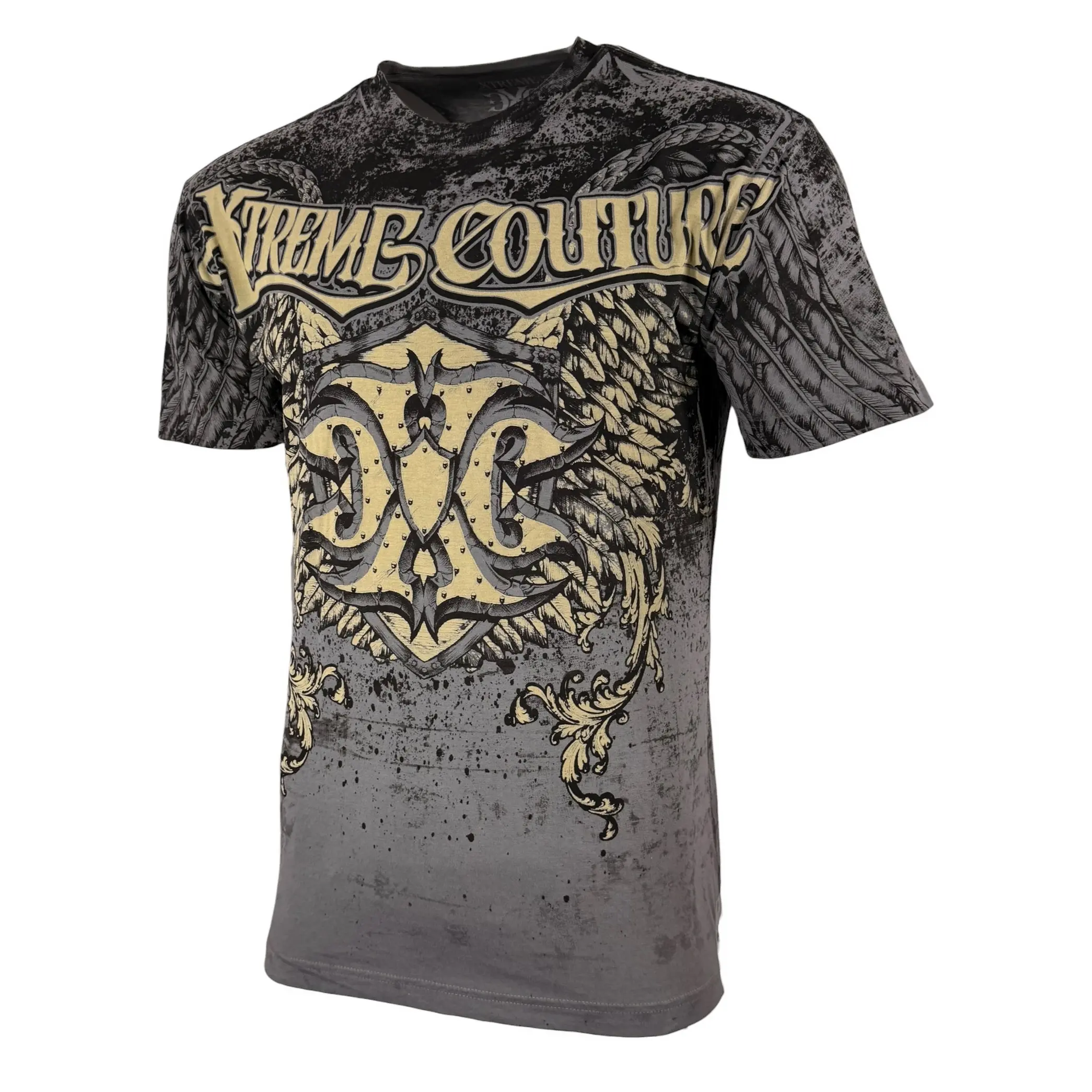 Xtreme Couture by Affliction Men's Cotton Short-Sleeve Plain Casual Menswear T-Shirt Legend, Shortsleeve, Round Neck, Solid Print