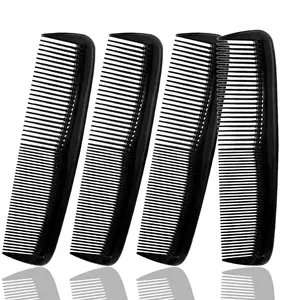 Soft 'N Style Durable Hair Care 4-Pack Comb Set - Men's Fine Tooth Comb and Hair Combs - Unbreakable Design for Everyday Use Soft 'N Style